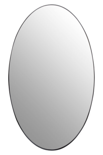 Felix Industrial Wall Mirror with Black Finish Frame