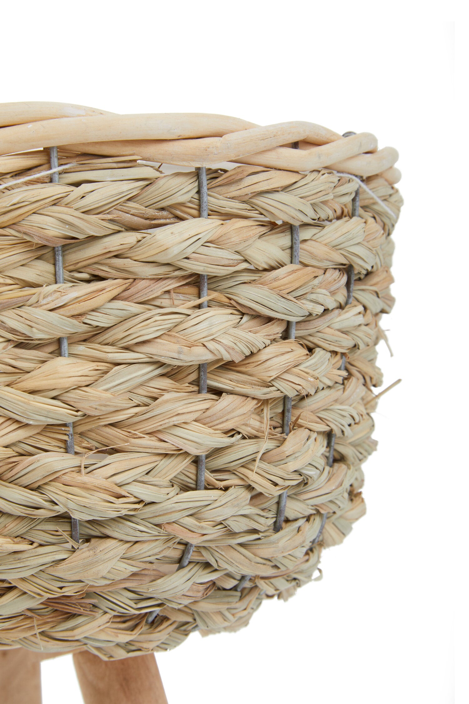 Seychelles Set of Two Natural Planters | Bali & Blue