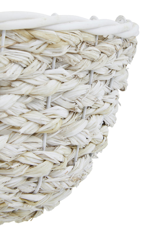Seychelles Set of Two White Planters | Bali & Blue