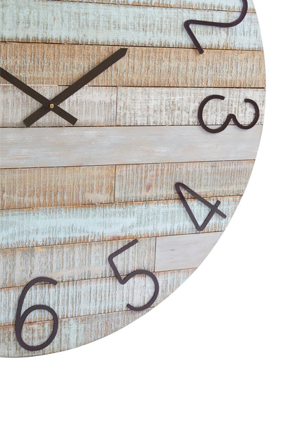 Shore Fir Wood Wall Clock