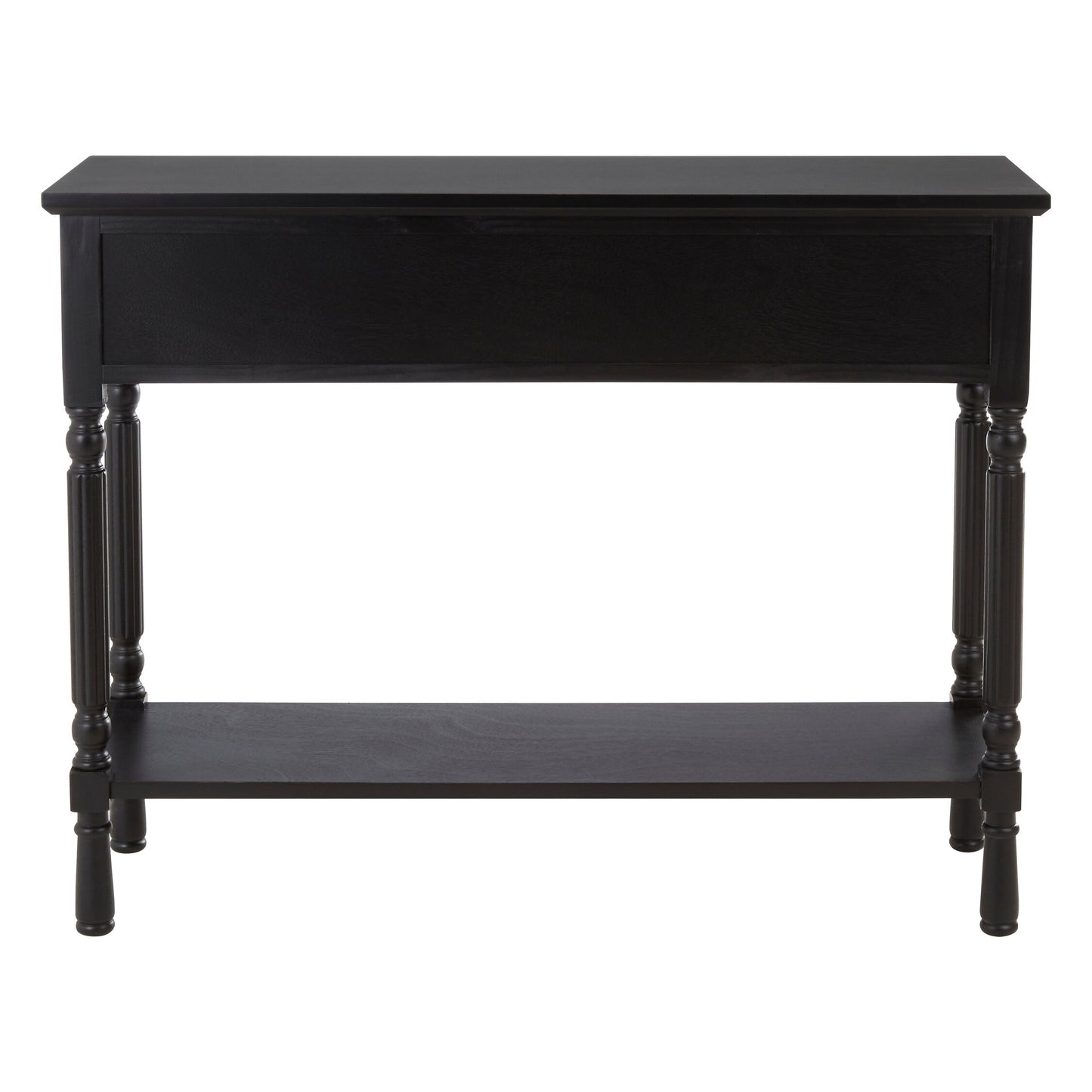 Cambridge 3 Drawer Vintage Black Console Table