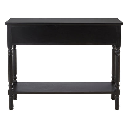 Cambridge 3 Drawer Vintage Black Console Table