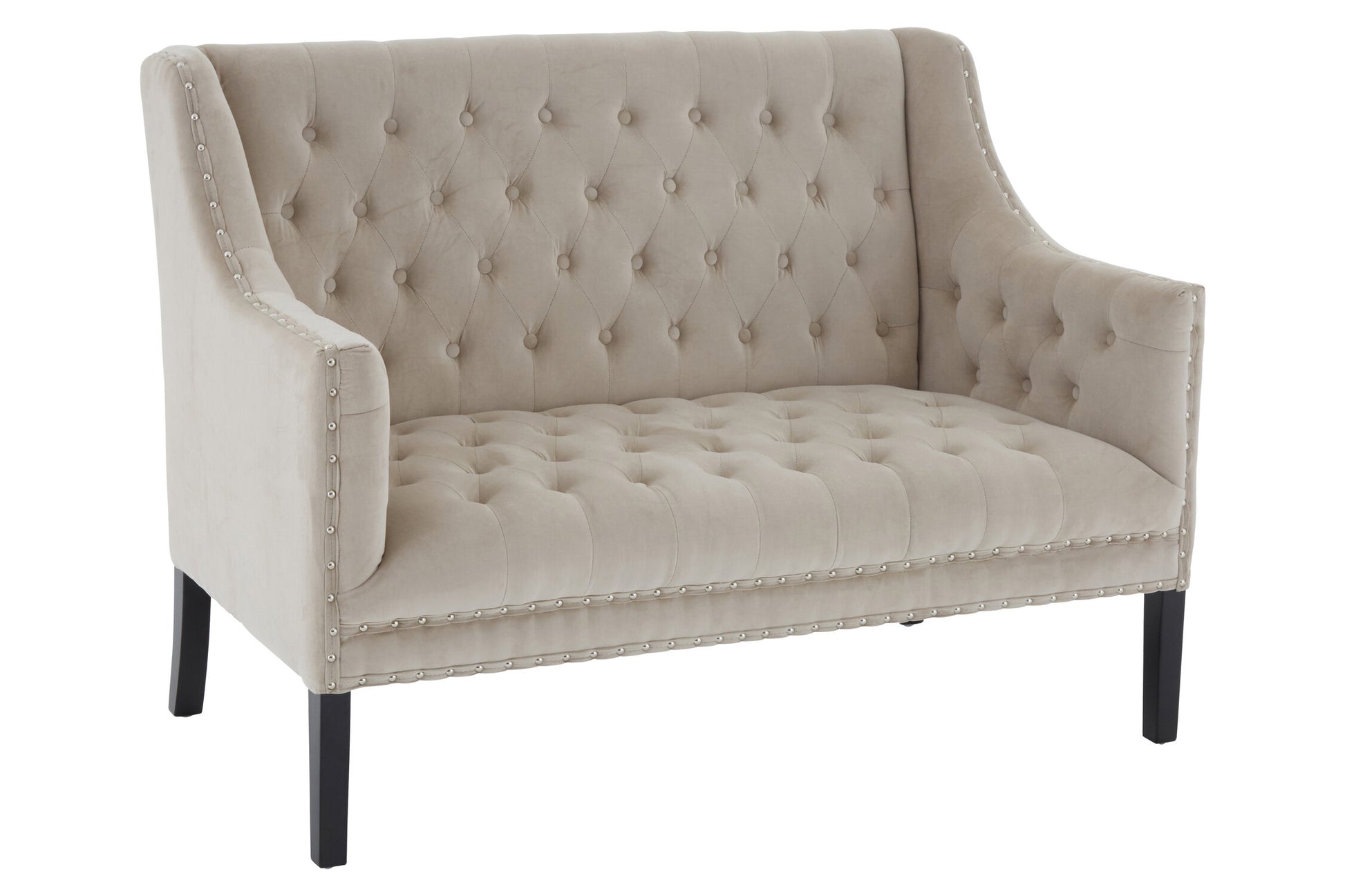 Loxton Camel Velvet 2 Seat Sofa | Bali & Blue