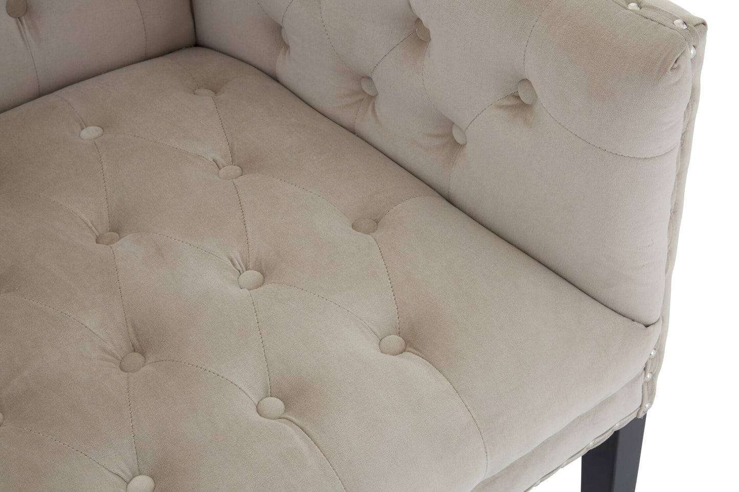 Loxton Camel Velvet 2 Seat Sofa