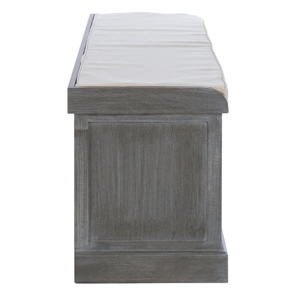Cambridge 3 Drawer Slate Grey Storage Bench