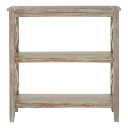 Cambridge Natural Wash 2 Shelf Bookcase
