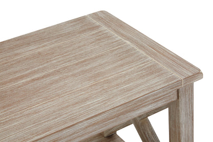 Cambridge Natural 2 Shelf Bookcase