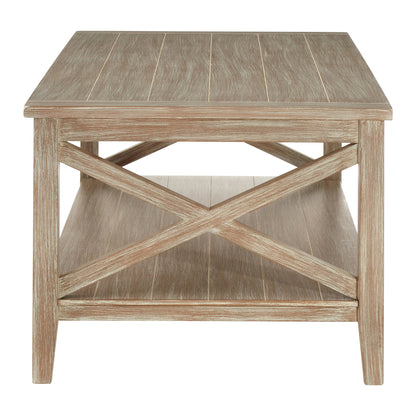 Cambridge Natural Pine Wood Coffee Table