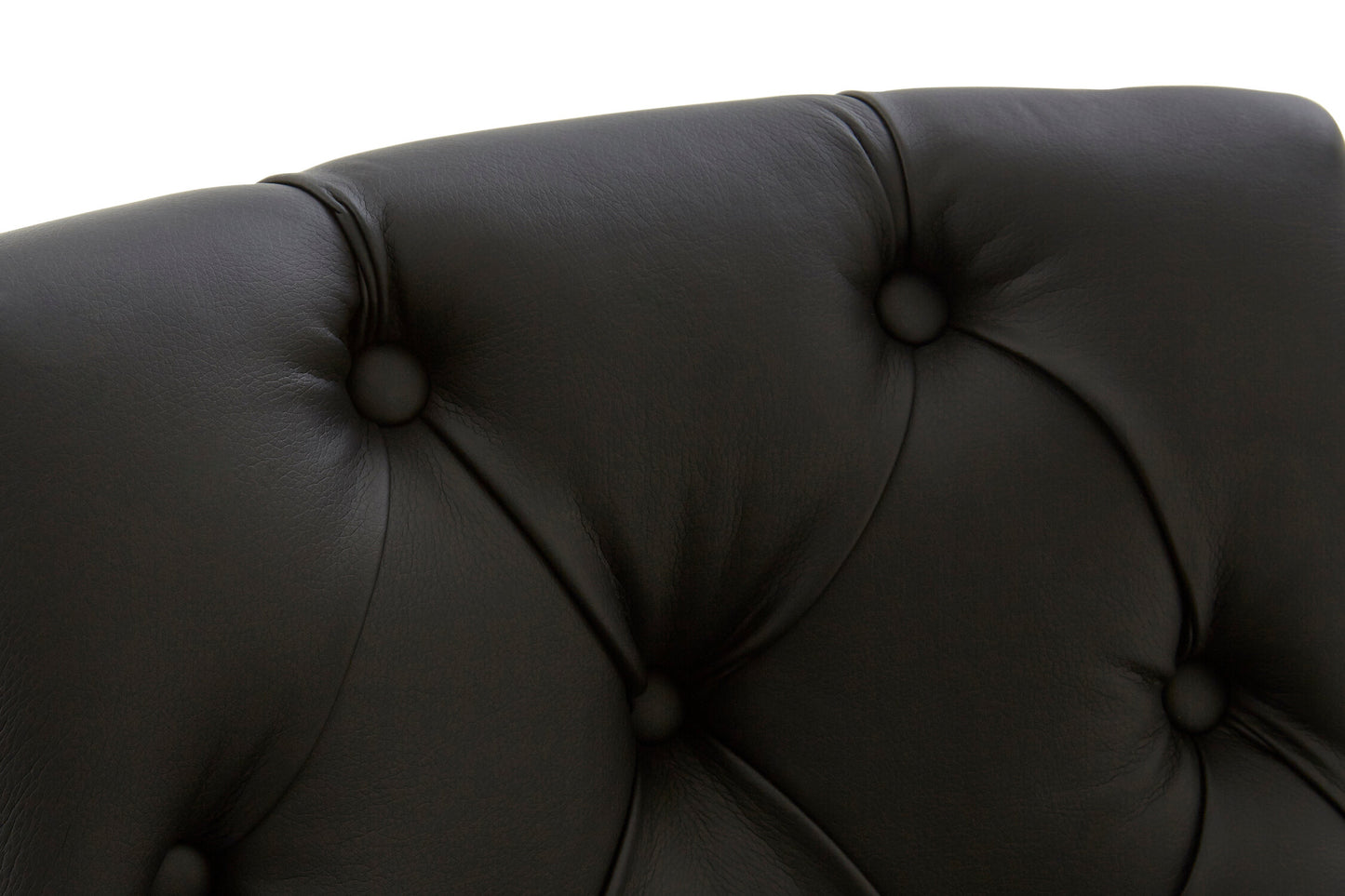 Loxton Black Faux Leather Bar Stool
