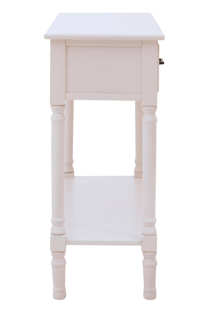Cambridge 2 Drawers White Console Table
