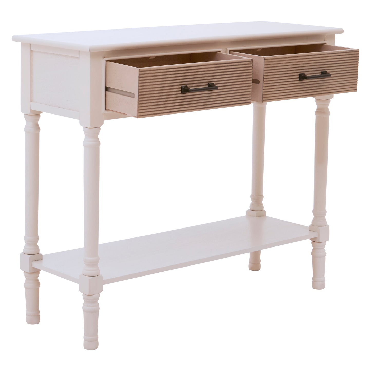 Cambridge 2 Drawers White Console Table