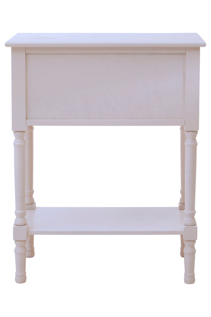 Cambridge 3 Drawers White Console Table