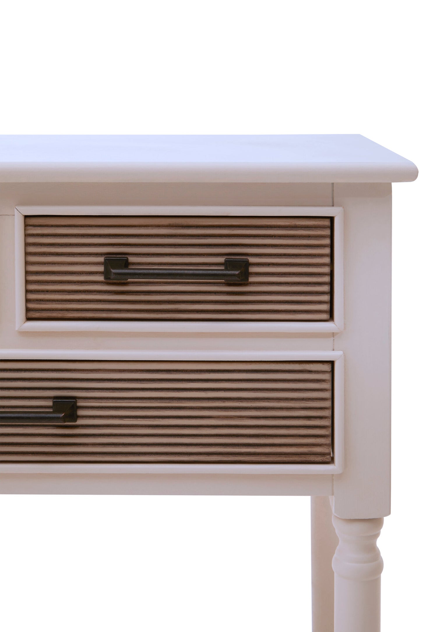 Cambridge 3 Drawers White Console Table