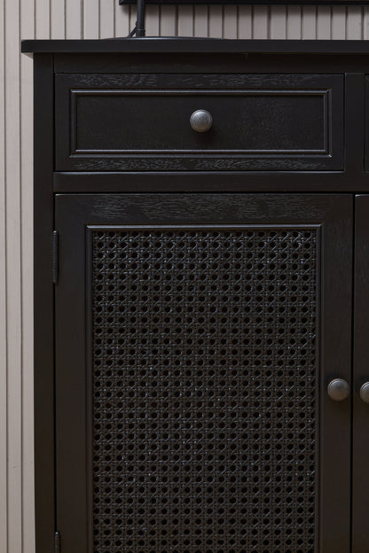 Cambridge Black Wooden Sideboard