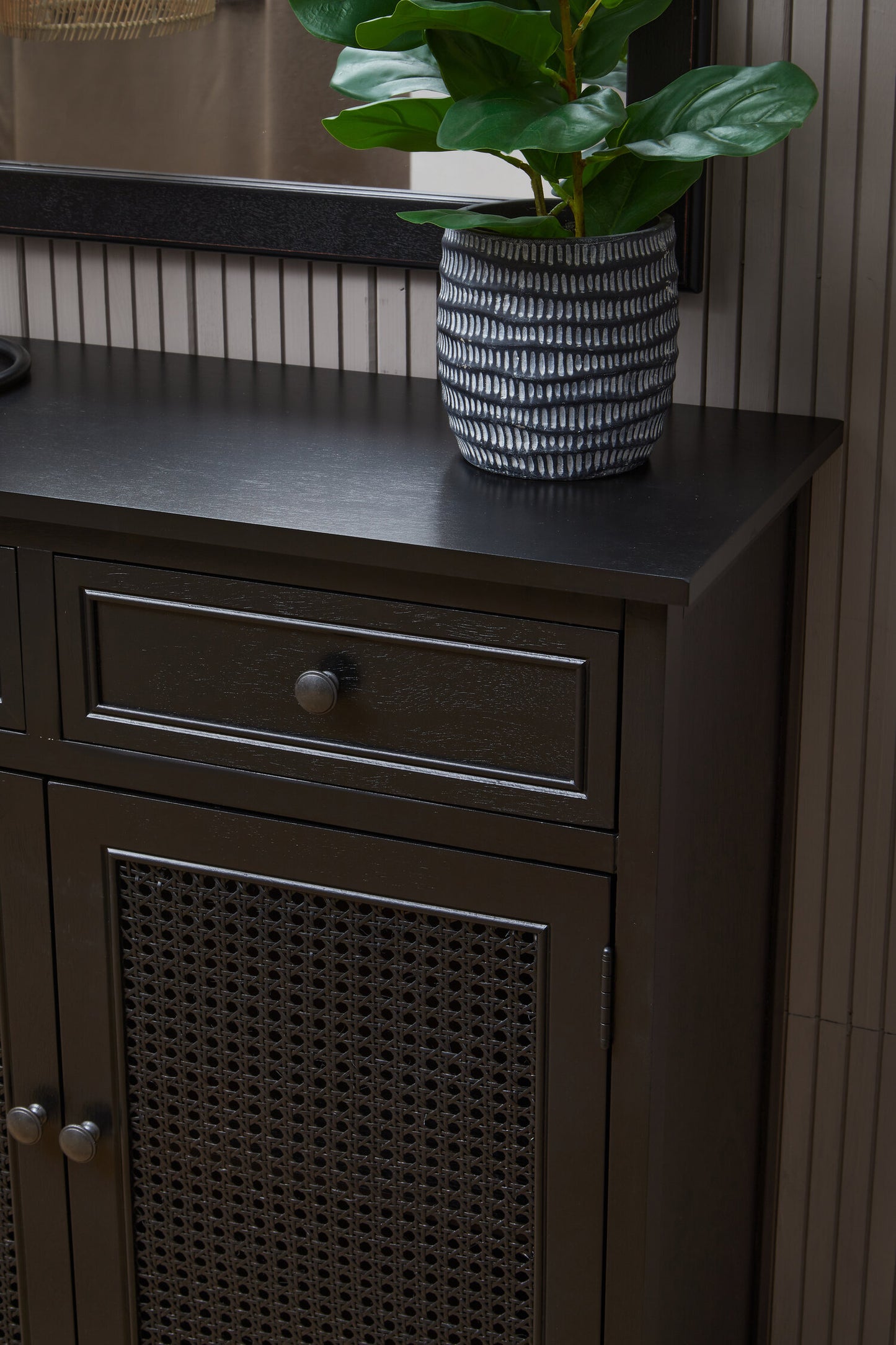 Cambridge Black Wooden Sideboard