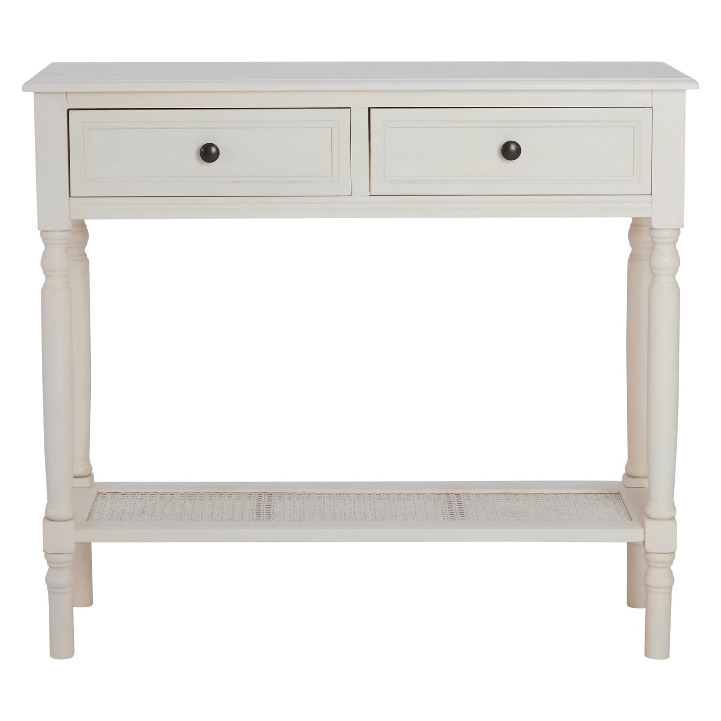 Cambridge White Console Table with 2 Drawers