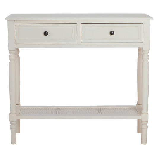 Cambridge White Console Table with 2 Drawers