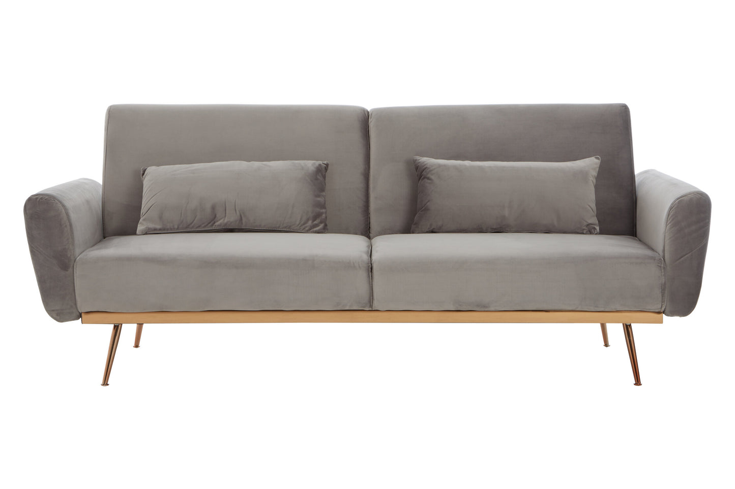 Vivaldi Grey Velvet Sofa Bed