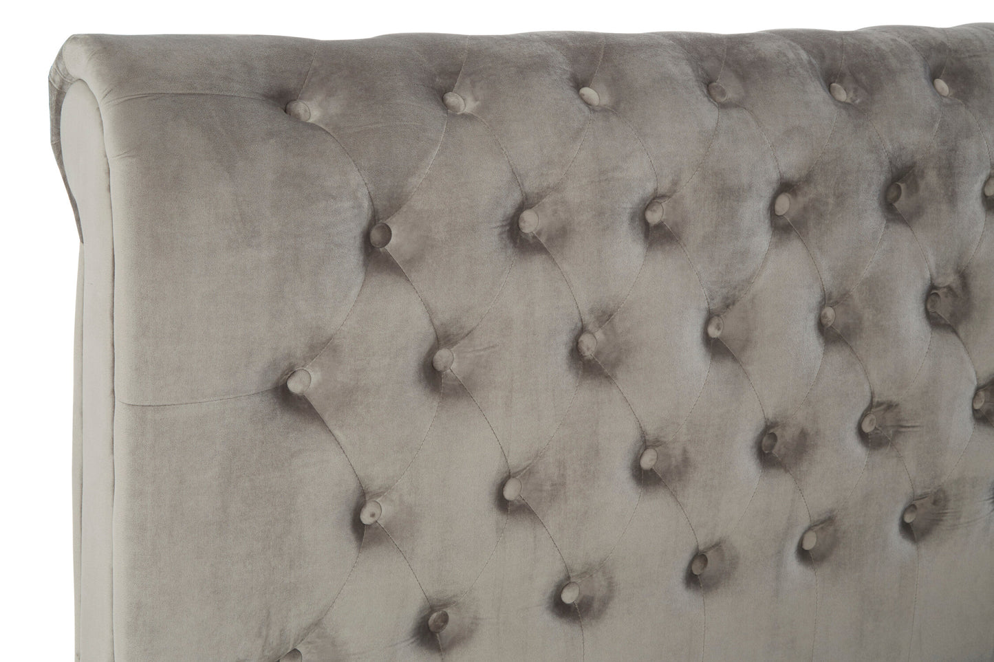 Agnes Grey King Ottoman Bed
