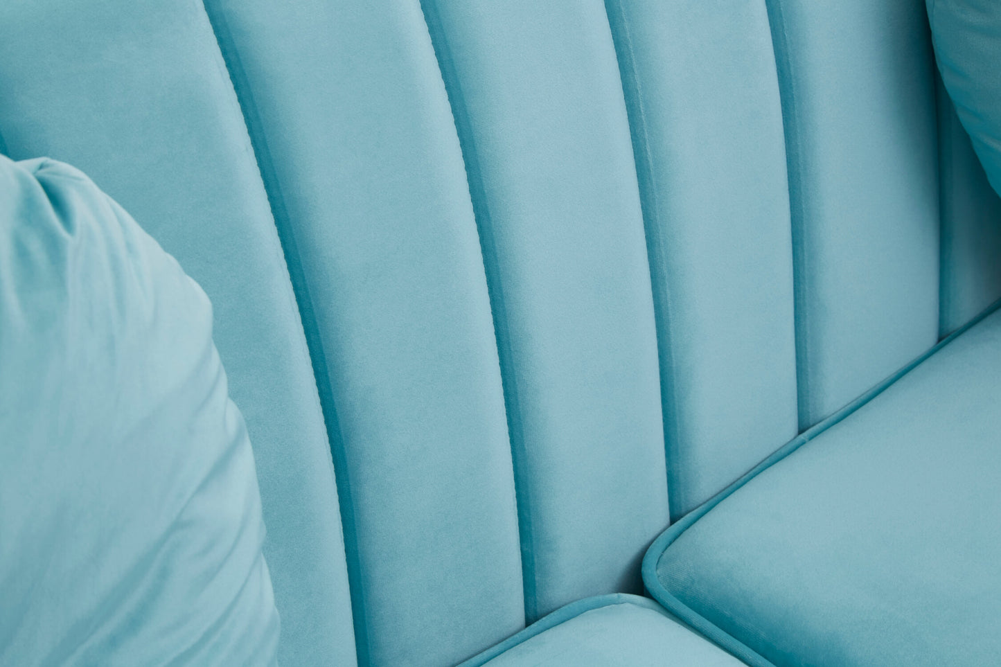 Faith Two Seat Green Velvet Sofa | Bali & Blue