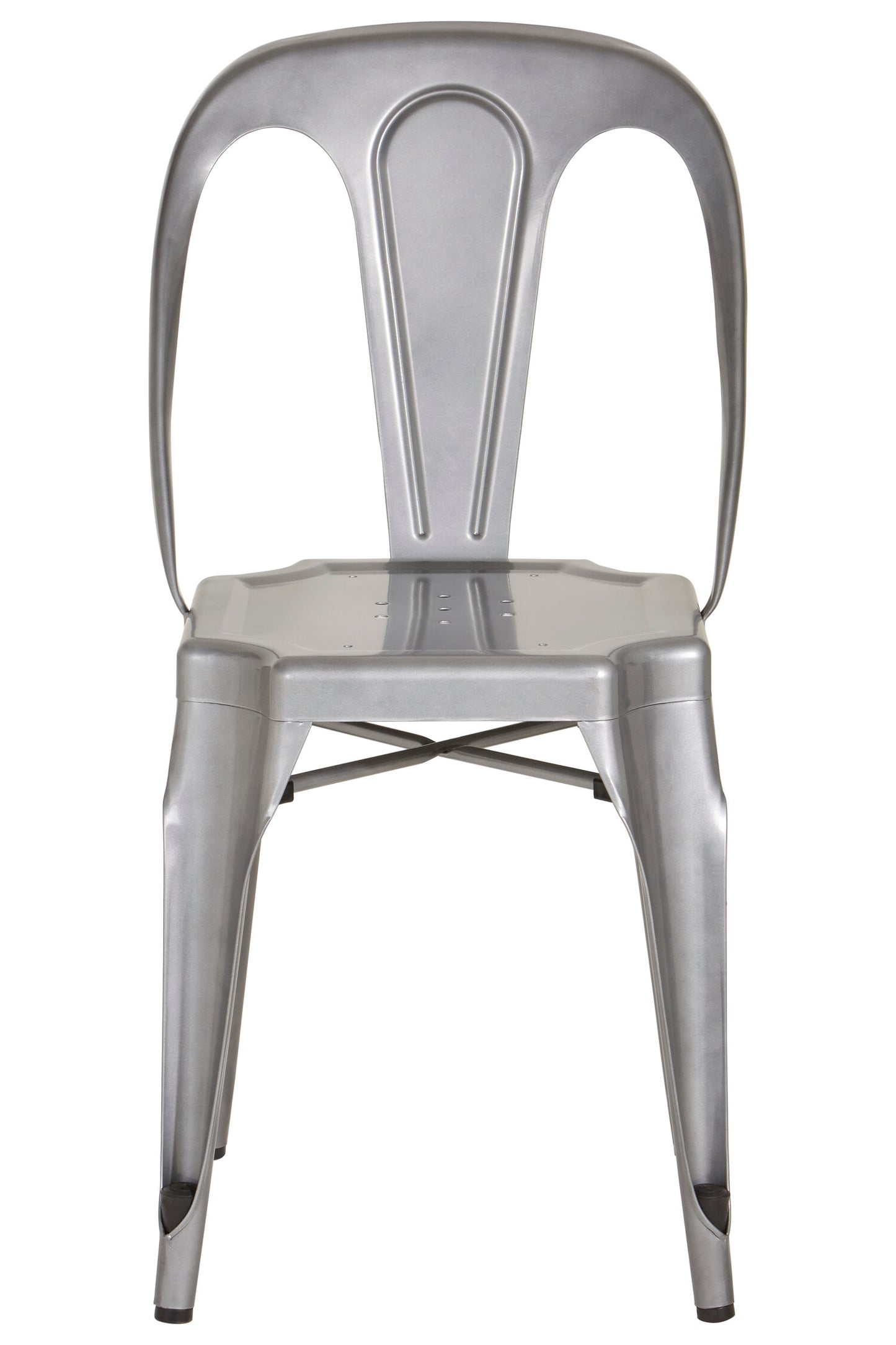 Industrial Grey Industrial Metal Dining Chair