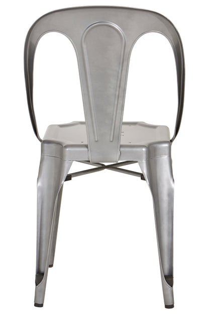 Industrial Grey Industrial Metal Dining Chair