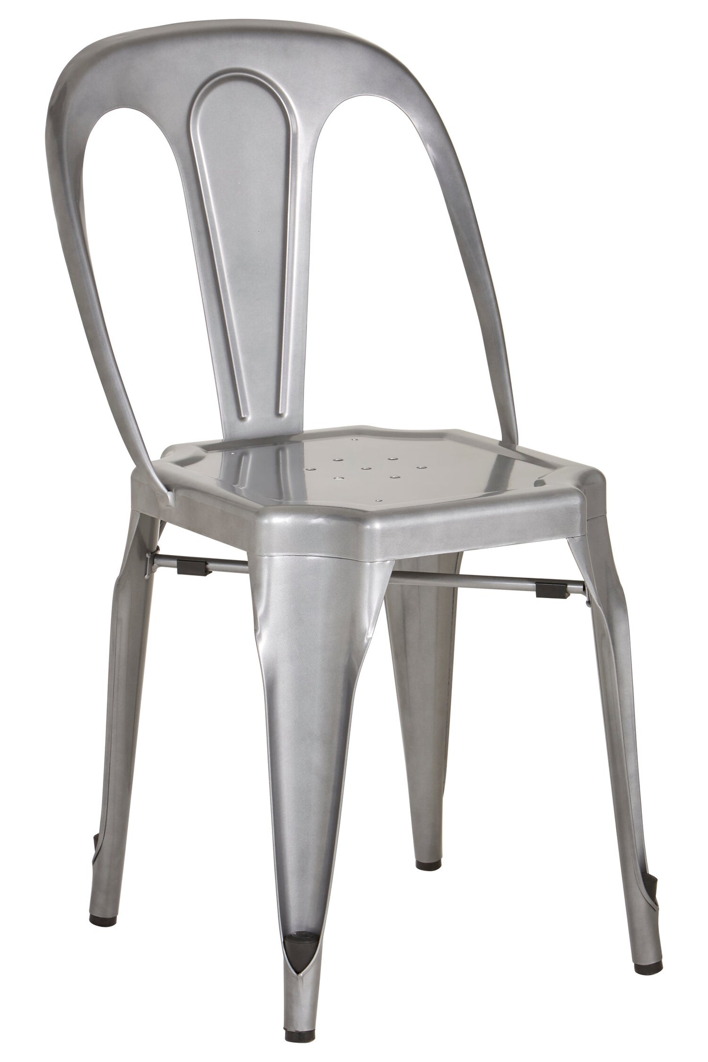 Industrial Grey Industrial Metal Dining Chair