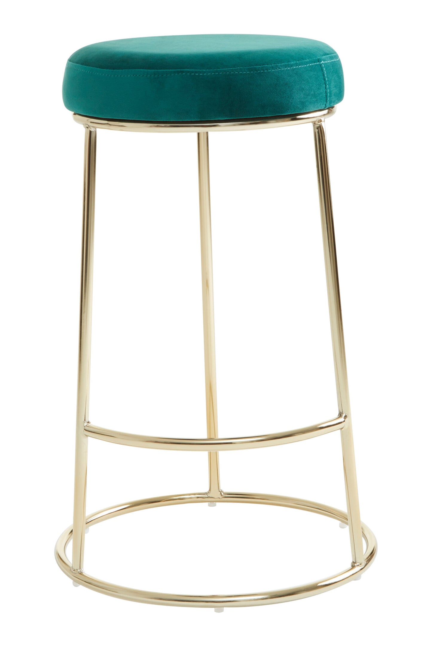Mayfair Green Velvet Luxe Bar Stool | Bali & Blue