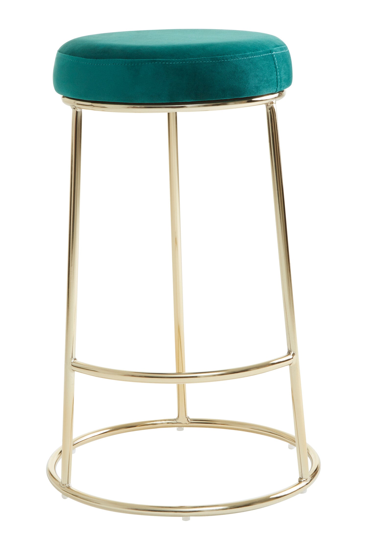 Mayfair Green Velvet Luxe Bar Stool | Bali & Blue