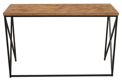 Alexander Parquet Fir Wood Console Table