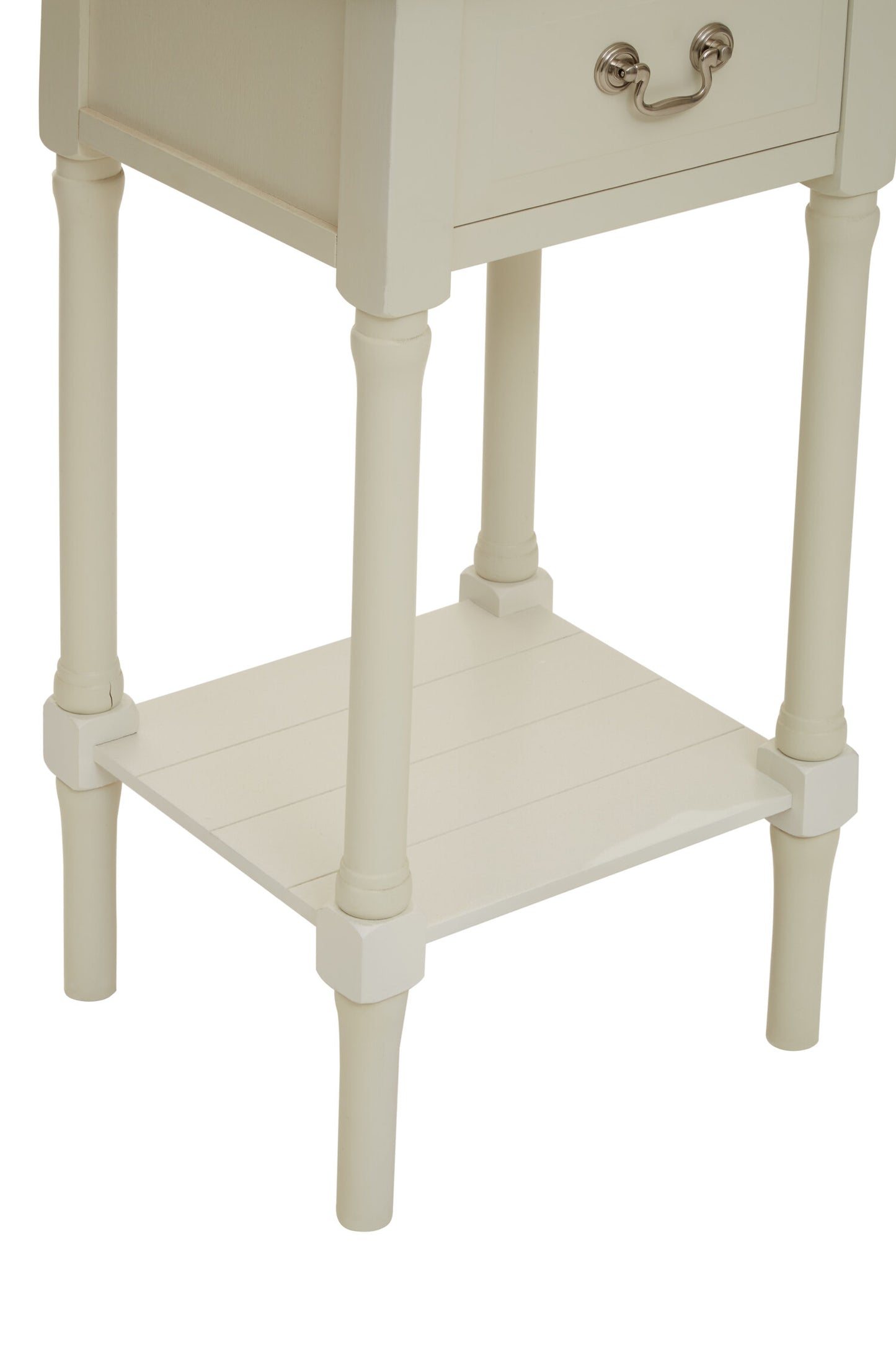 Cambridge One Drawer Ivory Side Table