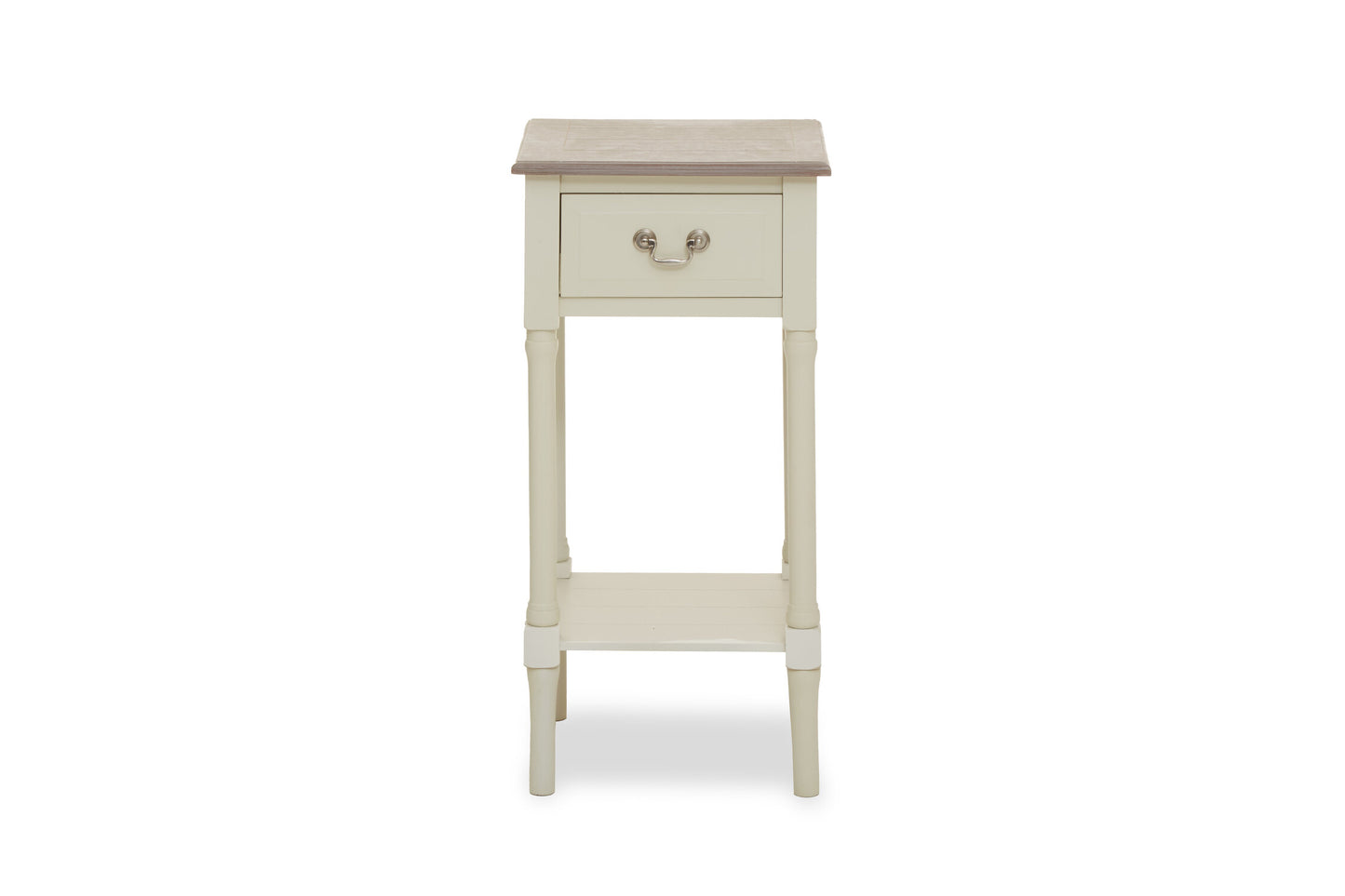 Cambridge One Drawer Ivory Side Table