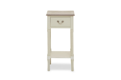 Cambridge One Drawer Ivory Side Table