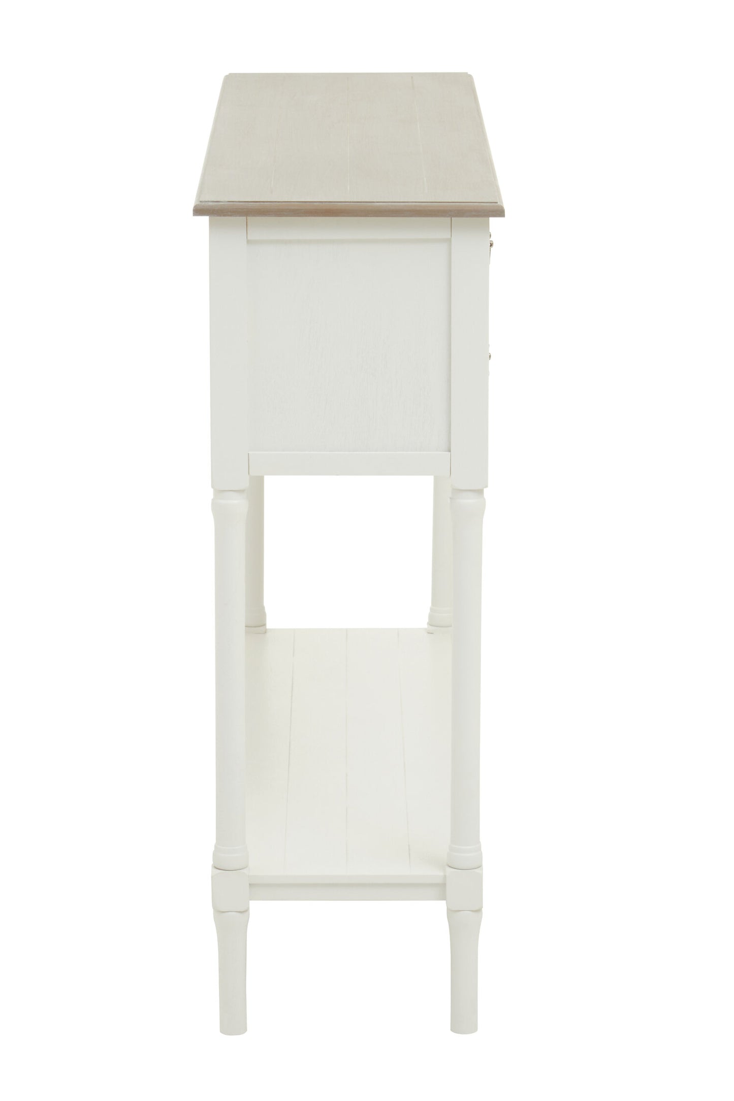 Cambridge 4 Drawer White Console Table