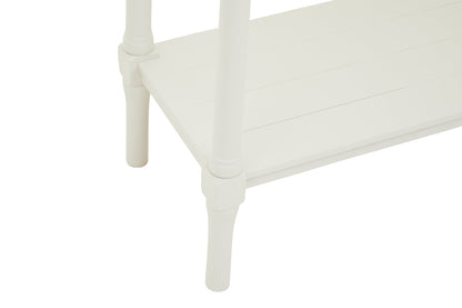 Cambridge 4 Drawer White Console Table