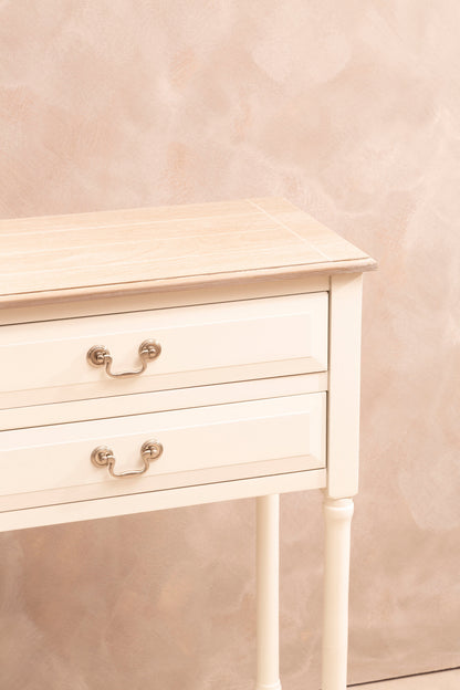 Cambridge 4 Drawer White Console Table