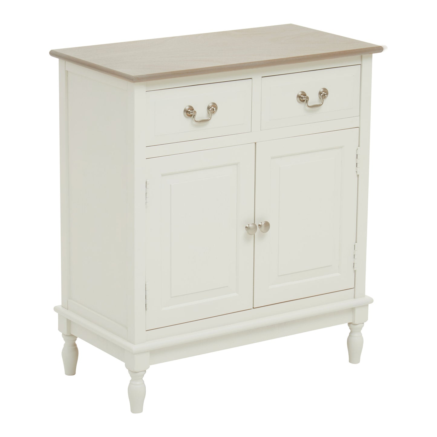 Cambridge 2 Drawer White Sideboard