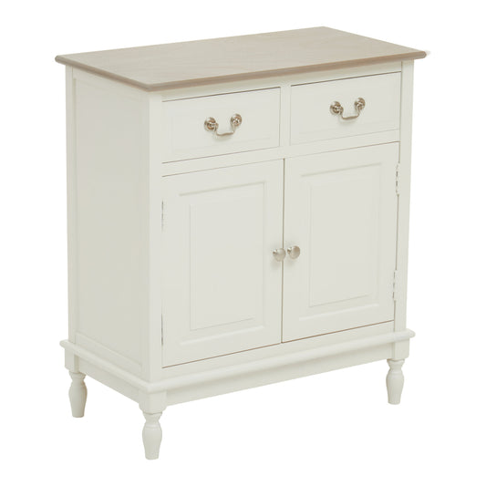 Cambridge 2 Drawer White Sideboard