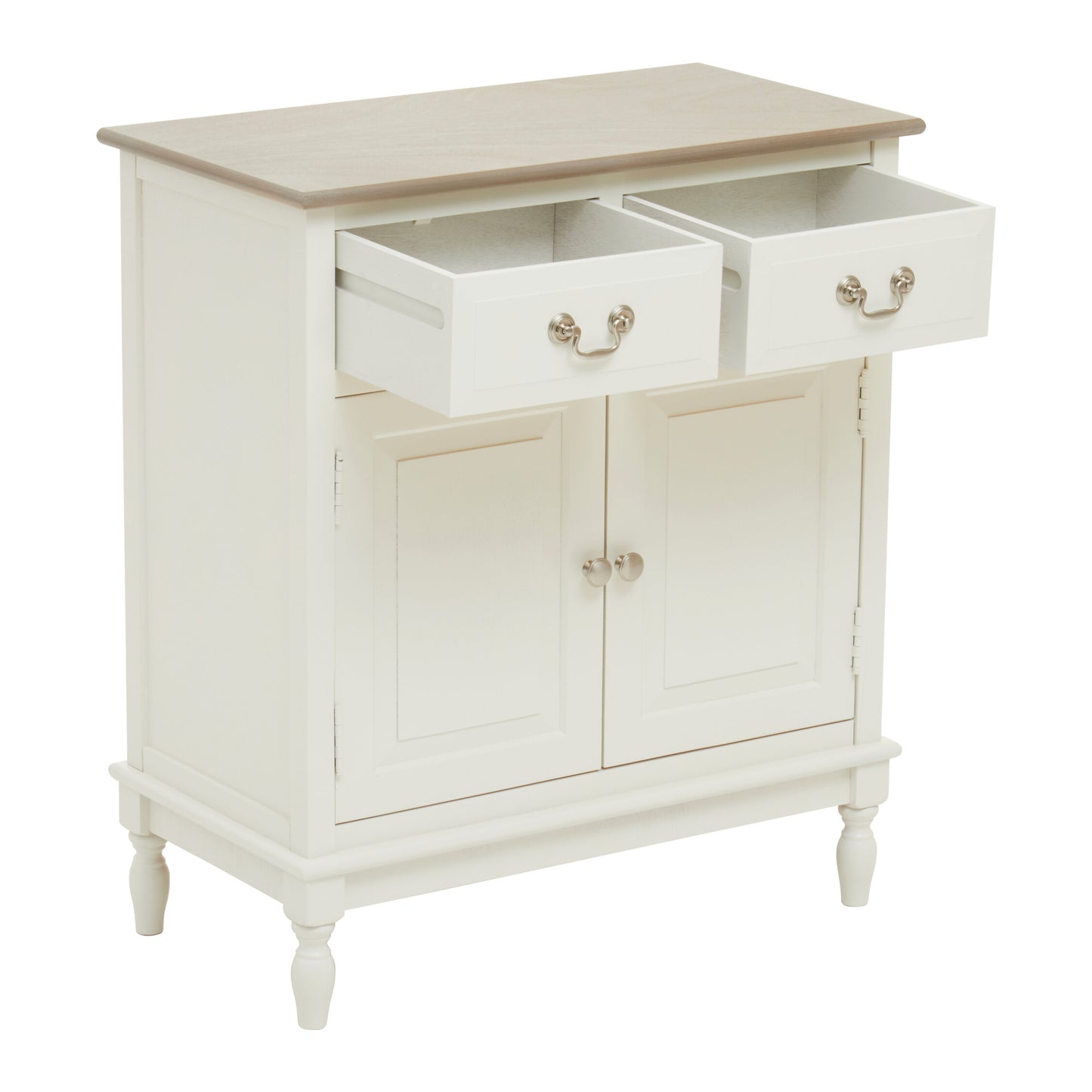 Cambridge 2 Drawer White Sideboard