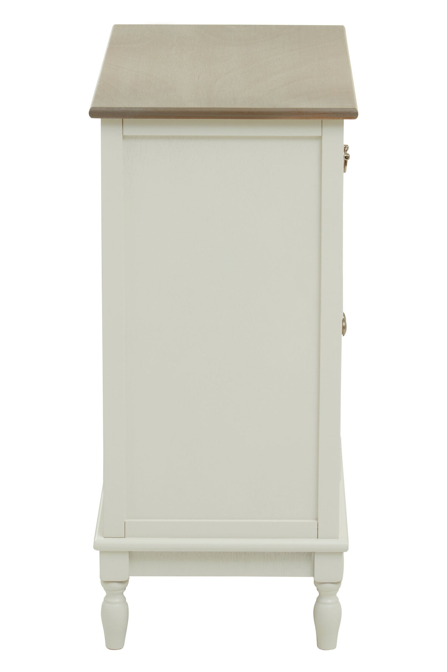 Cambridge 2 Drawer White Sideboard