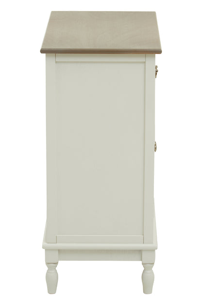 Cambridge 2 Drawer White Sideboard