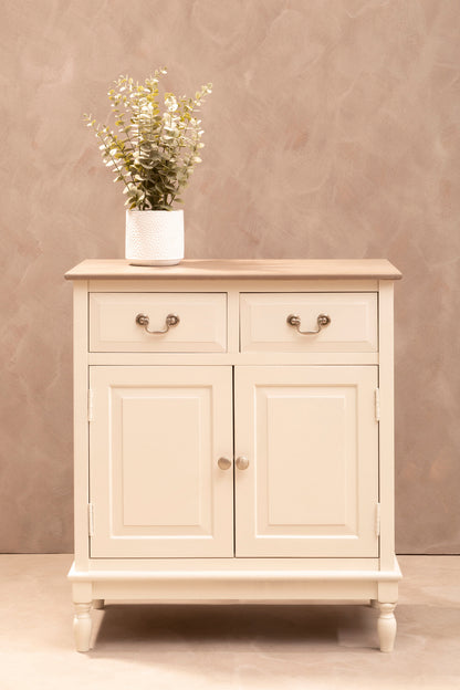 Cambridge 2 Drawer White Sideboard