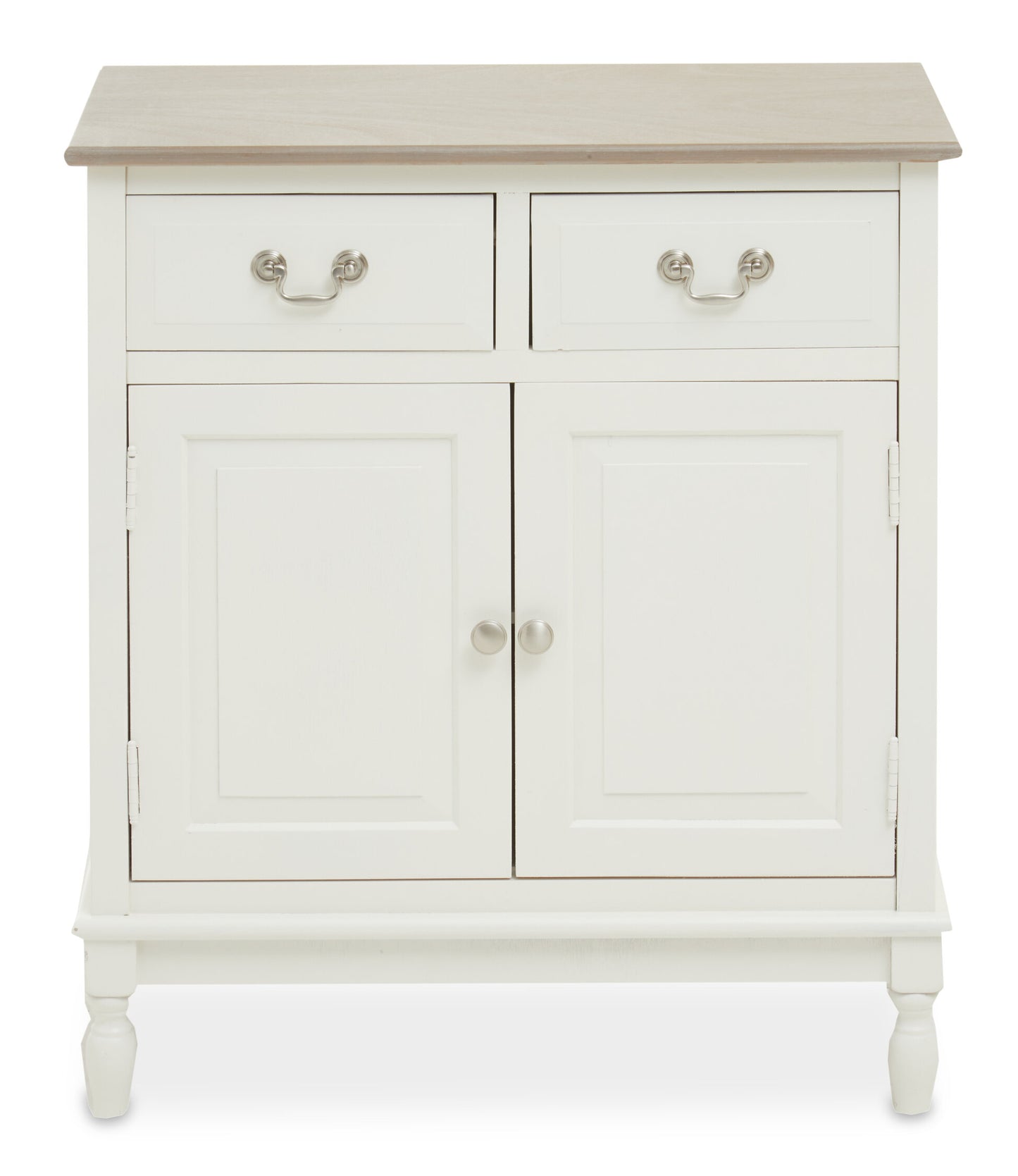 Cambridge 2 Drawer White Sideboard