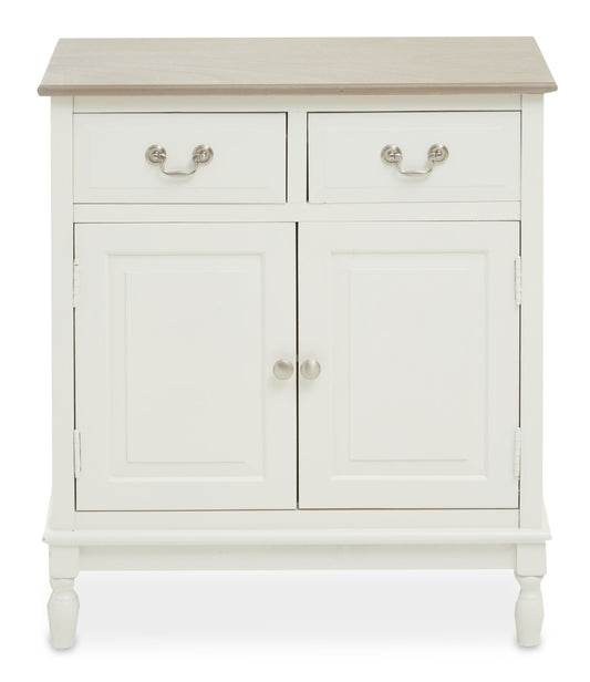 Cambridge 2 Drawer White Sideboard