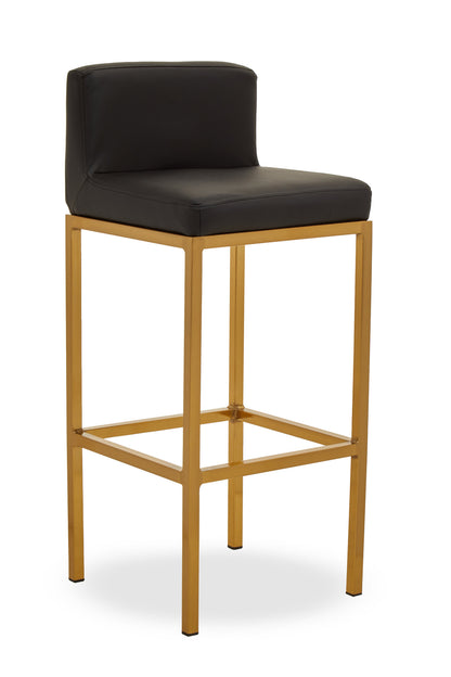 Grosvenor Black And Gold Finish Bar Chair