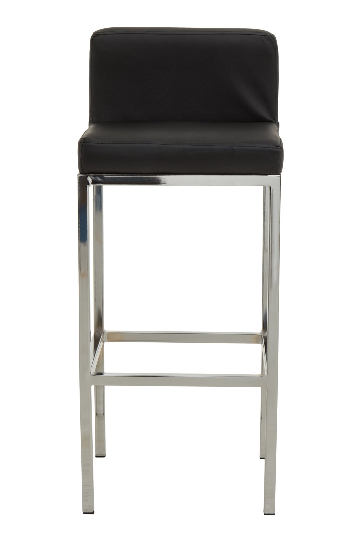 Grosvenor Black And Chrome Finish Bar Chair