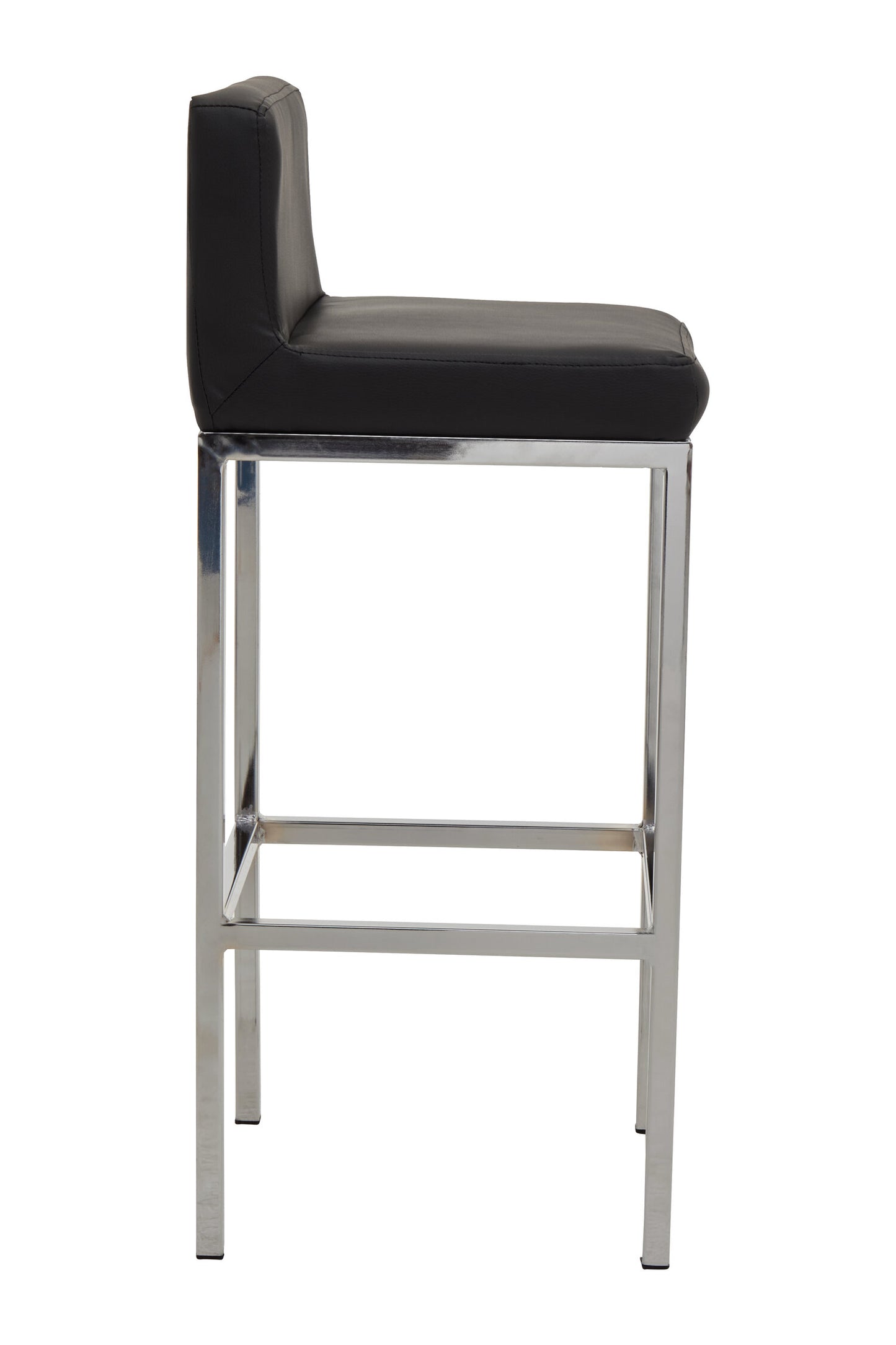 Grosvenor Black And Chrome Finish Bar Chair