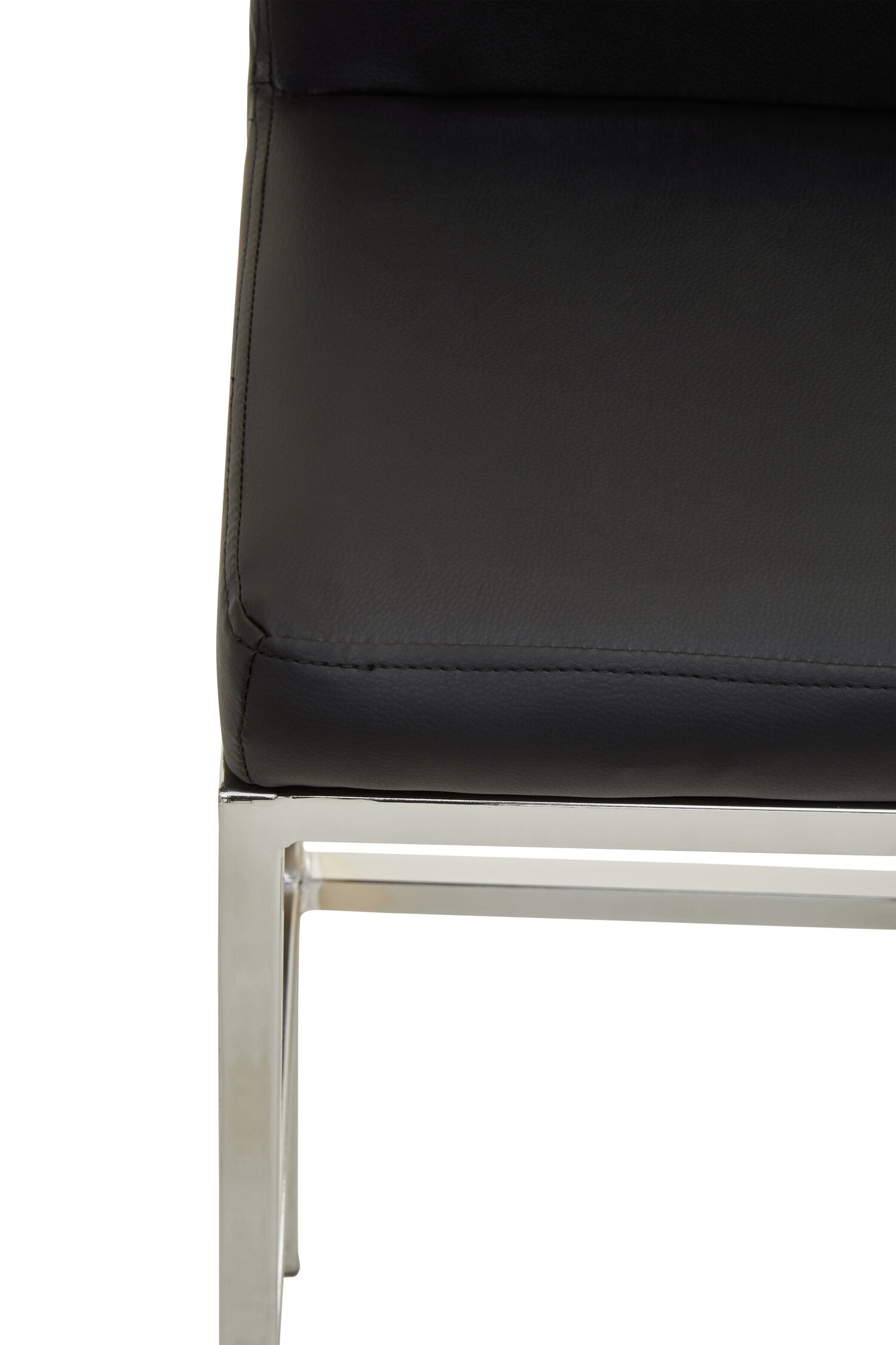 Grosvenor Black And Chrome Finish Bar Chair