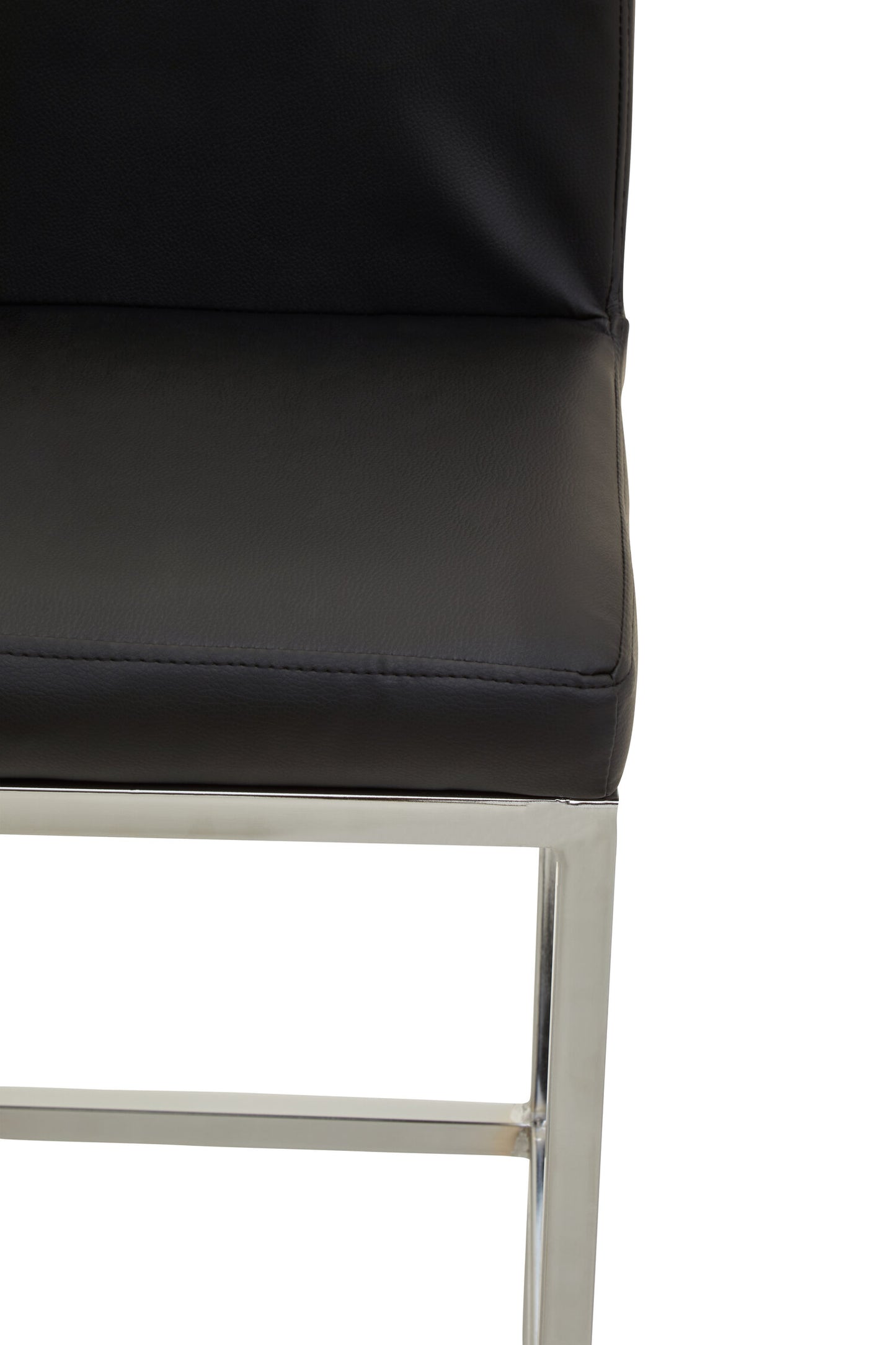 Grosvenor Black And Chrome Finish Bar Chair