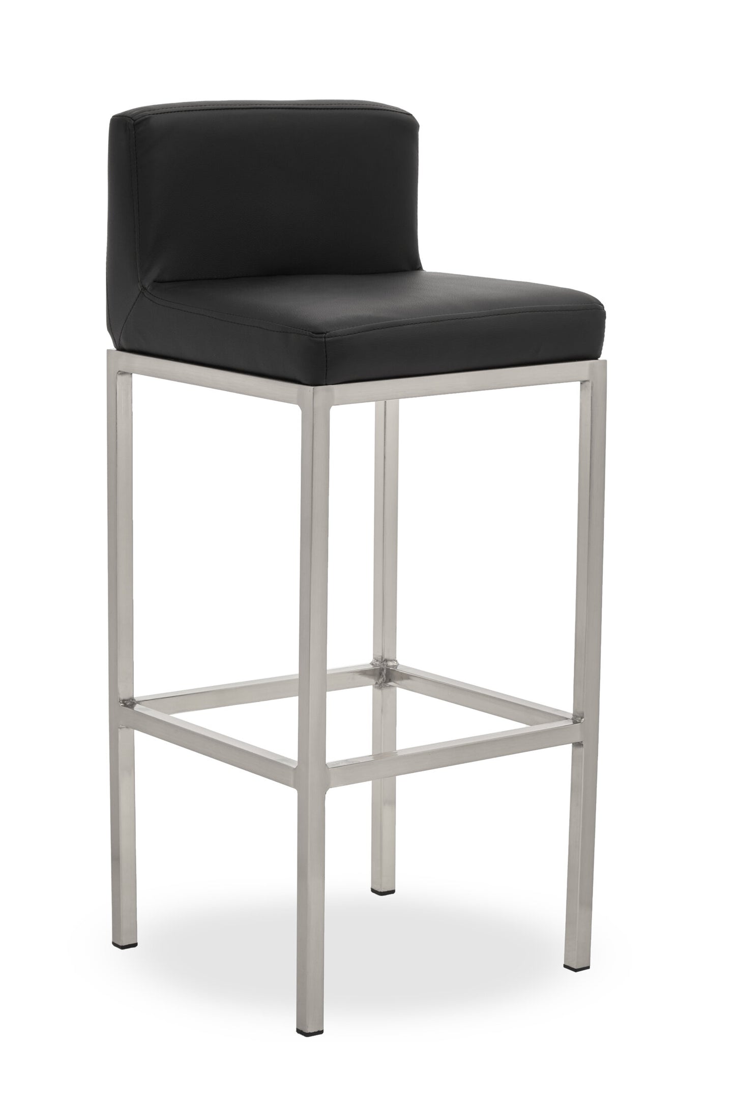 Grosvenor Black And Chrome Finish Bar Chair